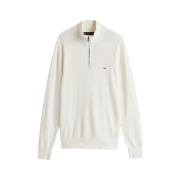 Luksuriøs Cashmere Zip Mock Genser