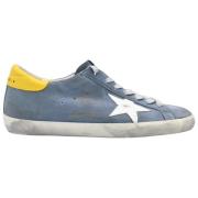 Powder Blue White Yellow Superstar Sneakers