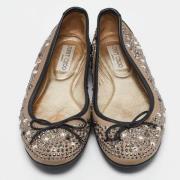 Pre-owned Leather flats