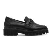 Elegante Svarte Lukkede Loafers