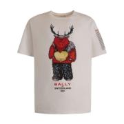 Grafisk Print Crew Neck T-skjorte