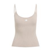 Ribbet Tank Top Naken Neutrals