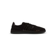 Svane semsket og patent skinn sneakers