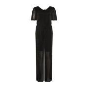 Glitrende Svart Jumpsuit Virginia Onepiece