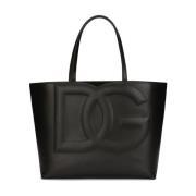 Svart Logo Tote Bag