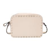 Studded Leather Cross-Body Veske