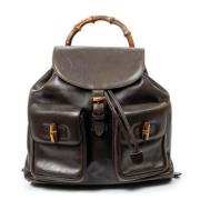 Pre-owned Leather backpacks