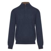 Luksus Half-Zip Strikkeplagg