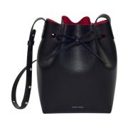 Svart/Flamma Mini Bucket Bag