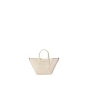 Ivory Tote Bag med Monile Detaljer