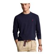 Blå Polo Ralph Lauren Classic Fit Jersey Long-Sleeve T-Shirt Genser