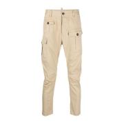 Cargo Stil Beige Bukser