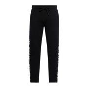 Logo-broderte sweatpants