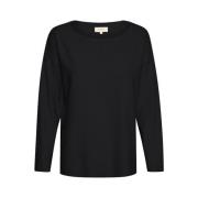 Sort Pullover Genser