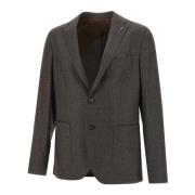 Ull Blazer Brun Jakke Slim Fit