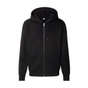 Svart Zip Hoodie Sweaters