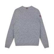 Kashmirblanding Grå Pullover Urban Stil