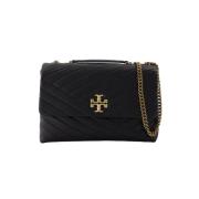 Svart skinn Tory Burch skulderveske