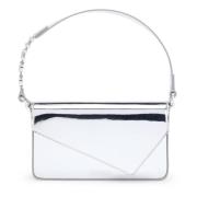 Moderne Womenswear Clutch med Kjede Stropp