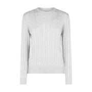 Dame Pullover i Tricot Blanding