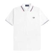 Dobbel Stripe Polo Laget I England