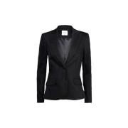 Sort innsvinget Blazer