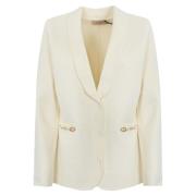 Strikket Jersey Blazer med Klemmer