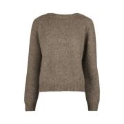 Luksuriøs Beige Cashmere/Alpaca Genser