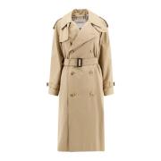 Klassisk Bomull Trenchcoat