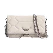 Rock Nano Quiltet Clutch i skinn