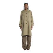 Grønn Reversibel Trenchcoat