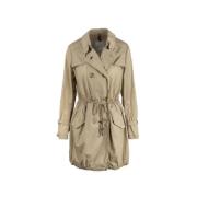 Pre-owned Beige Fabric Moncler Coat