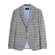 Ullblanding Sjekk Blazer