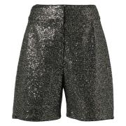 Paillett High-Rise Shorts