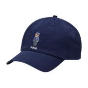 Blå Ralph Lauren Bamse Caps Caps