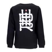 Svart Crewneck Genser Barcelona Samarbeid