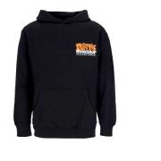 Svart Soundwave Hoodie med Kengurulomme