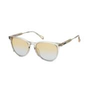 Beige Acetat Dame Solbriller