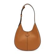 Elegant Lær Mini Hobo Bag