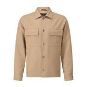 Ull Overshirt Klassisk Stil