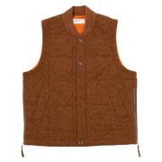 Oransje Leopard Carlton Gilet