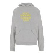 Kontrasttrykk Bomullsblandet Sweatshirt