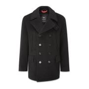 Churchill Peacoat i svart Stewart-L