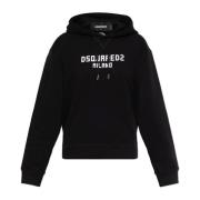 Sweatshirt med logo