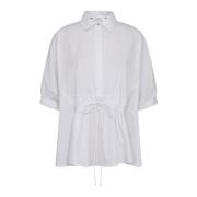 Cottoncc Crisp Wing Bluse Hvit