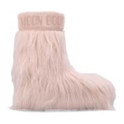 Faux-Fur Mid Støvler Rosa