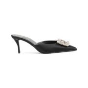 Svarte Pumps Eleganse Chic Stil