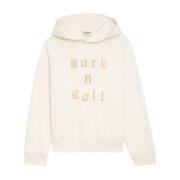 Rock N Roll Embellished Hoodie Light Sugar