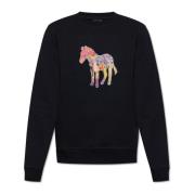 Sweatshirt med logo