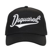 Svart Baseball Cap Logo Design Justerbar